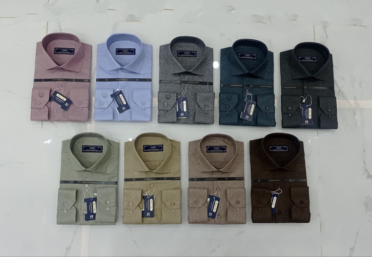 پیراهن مردانه پارچه خارجی دوخت صنعتی مدل کلاسیک