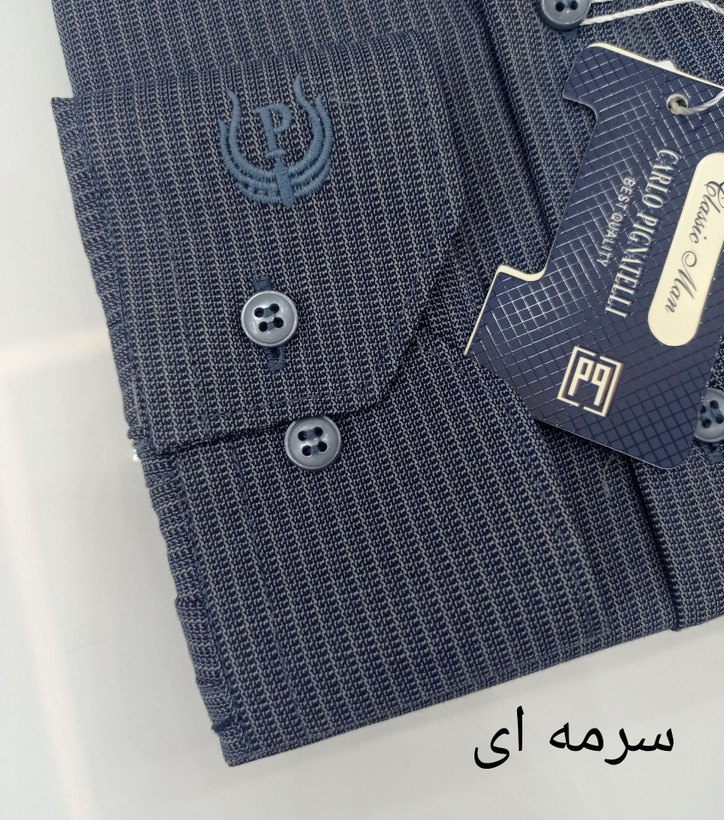 پیراهن مردانه راه راه دوخت صنعتی مدل کلاسیک